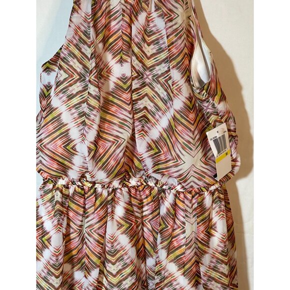 as u wish sleeveless dress embellished sheer elastic waist layered small READ - Picture 2 of 15